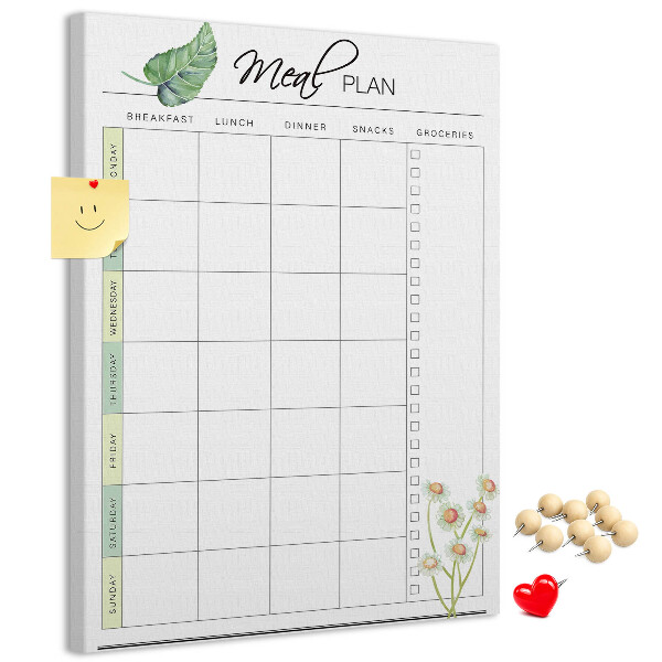 Tabla de pluta Plan de masă cu accente florale