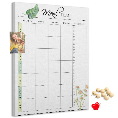 Tabla de pluta Plan de masă cu accente florale