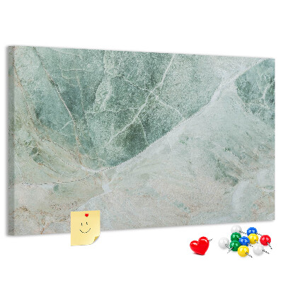 Panou de pluta Marmură verde cu vene delicate