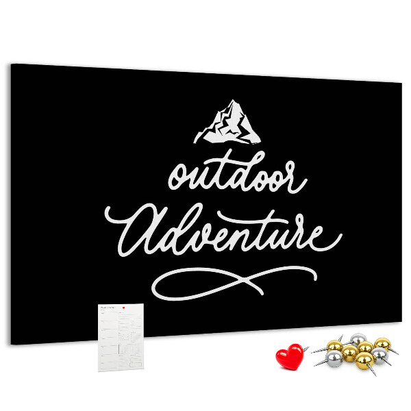 Panou din pluta Aventuri montane în aer liber și în natură
