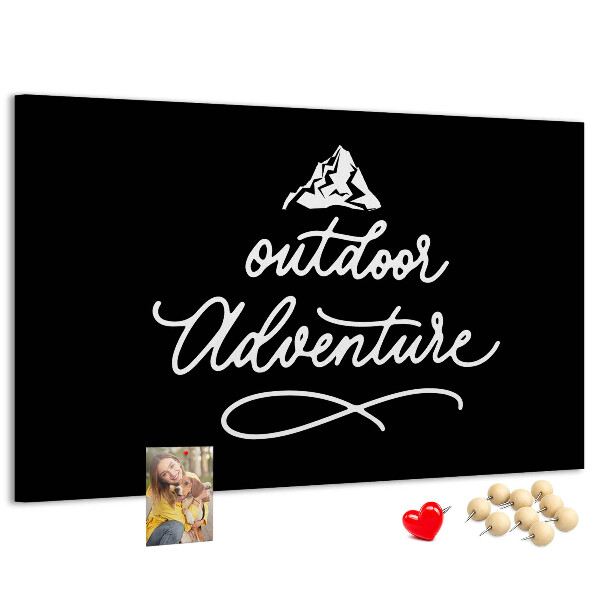 Panou din pluta Aventuri montane în aer liber și în natură