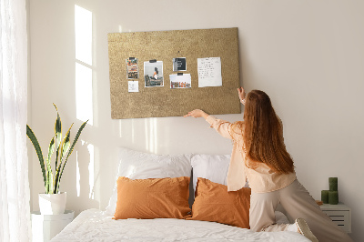 Panou de pluta Textură aurie cu stil minimalist.