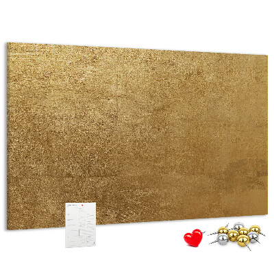 Panou de pluta Textură aurie cu stil minimalist.
