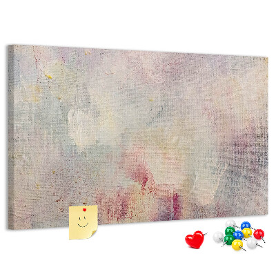 Panou din pluta Stropi pastelate delicate de culoare pe fundal