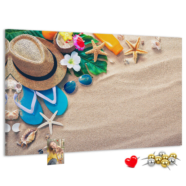Panou din pluta Amintiri de vară la plajă cu accesorii