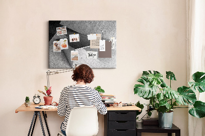 Panou de pluta Forme geometrice într-un stil minimalist