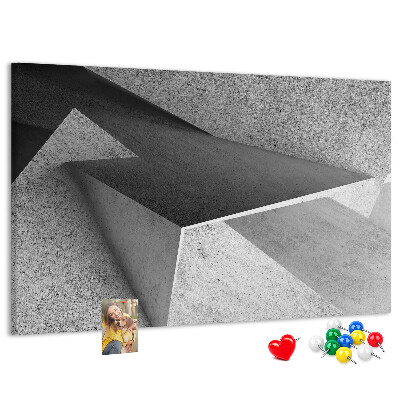 Panou de pluta Forme geometrice într-un stil minimalist