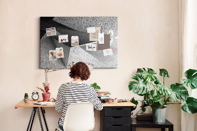 Panou de pluta Forme geometrice într-un stil minimalist