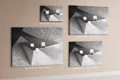 Panou de pluta Forme geometrice într-un stil minimalist