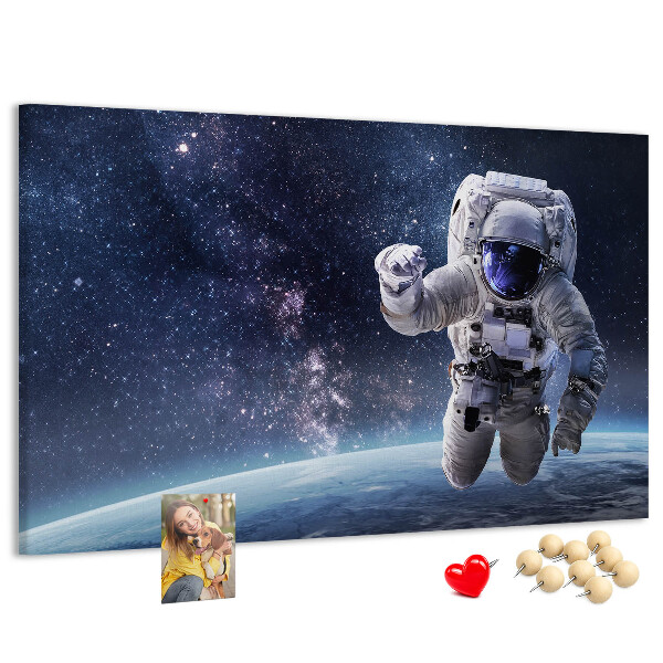 Panou din pluta Astronautul în spațiul cosmic