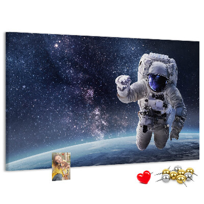 Panou din pluta Astronautul în spațiul cosmic