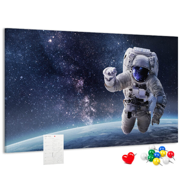 Panou din pluta Astronautul în spațiul cosmic
