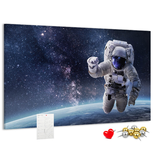 Panou din pluta Astronautul în spațiul cosmic