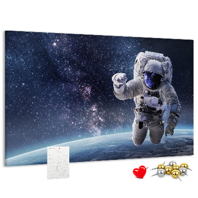 Panou din pluta Astronautul în spațiul cosmic