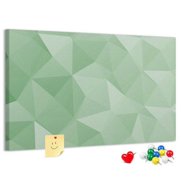Panou din pluta Model abstract în nuanțe de verde