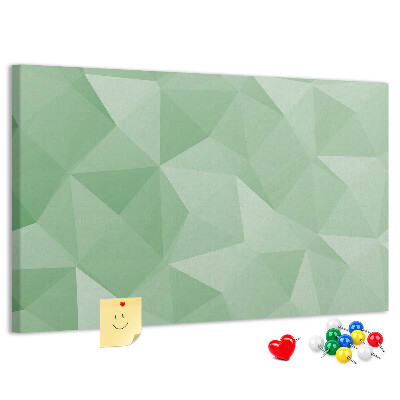 Panou din pluta Model abstract în nuanțe de verde