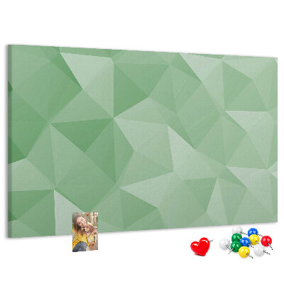 Panou din pluta Model abstract în nuanțe de verde