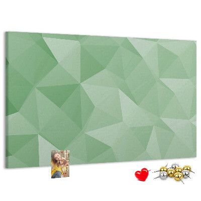 Panou din pluta Model abstract în nuanțe de verde