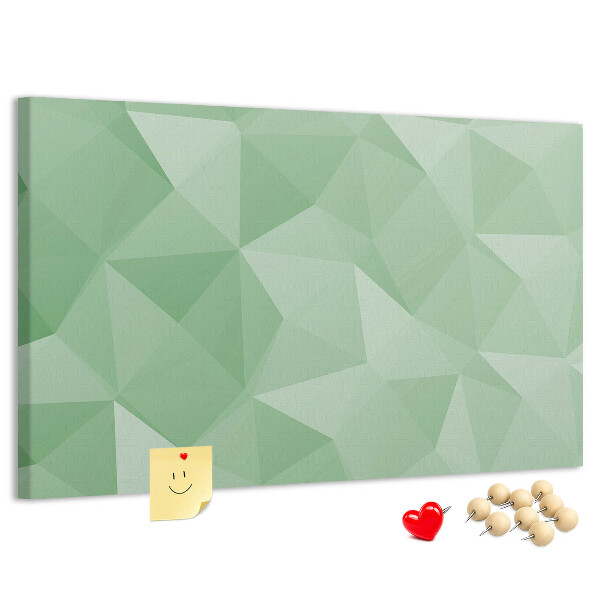 Panou din pluta Model abstract în nuanțe de verde