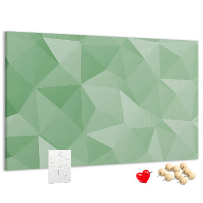 Panou din pluta Model abstract în nuanțe de verde