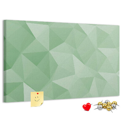 Panou din pluta Model abstract în nuanțe de verde