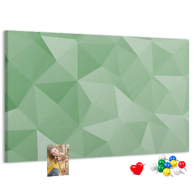 Panou din pluta Model abstract în nuanțe de verde