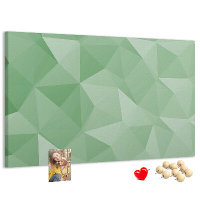 Panou din pluta Model abstract în nuanțe de verde