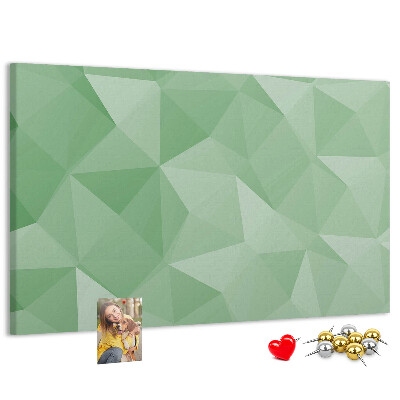 Panou din pluta Model abstract în nuanțe de verde