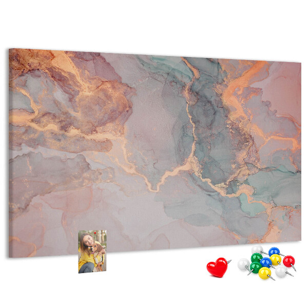 Panou din pluta Model abstract în nuanțe pastelate