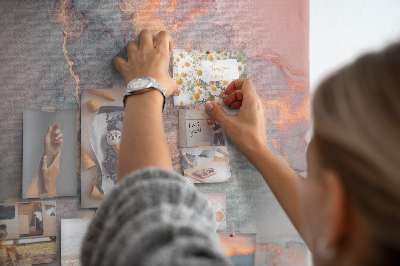 Panou din pluta Model abstract în nuanțe pastelate