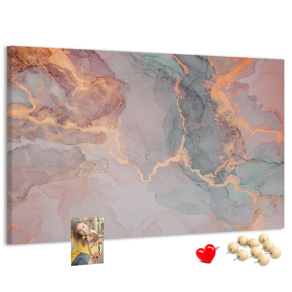 Panou din pluta Model abstract în nuanțe pastelate