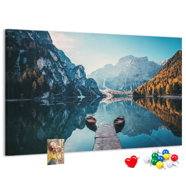 Panou din pluta Peisaj montan reflectat în lac