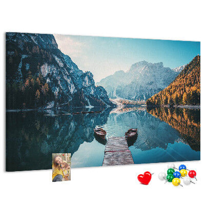 Panou din pluta Peisaj montan reflectat în lac