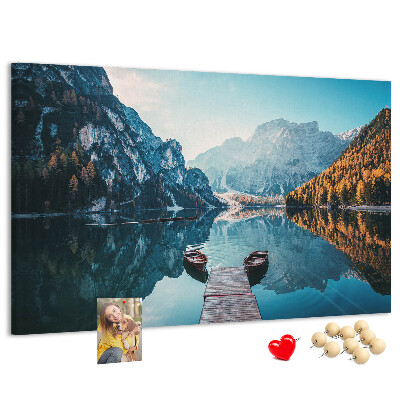 Panou din pluta Peisaj montan reflectat în lac