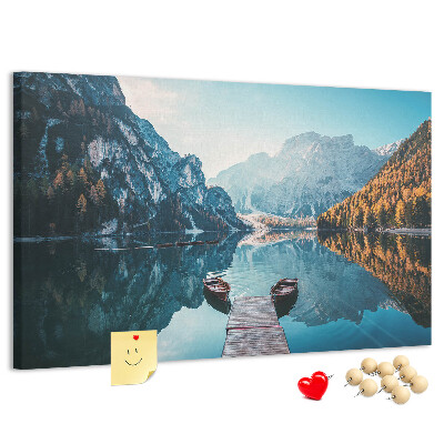 Panou din pluta Peisaj montan reflectat în lac