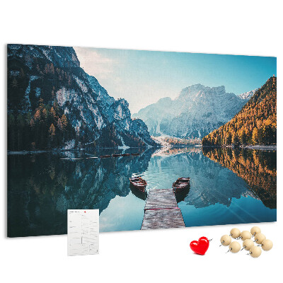 Panou din pluta Peisaj montan reflectat în lac