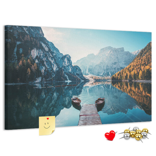 Panou din pluta Peisaj montan reflectat în lac