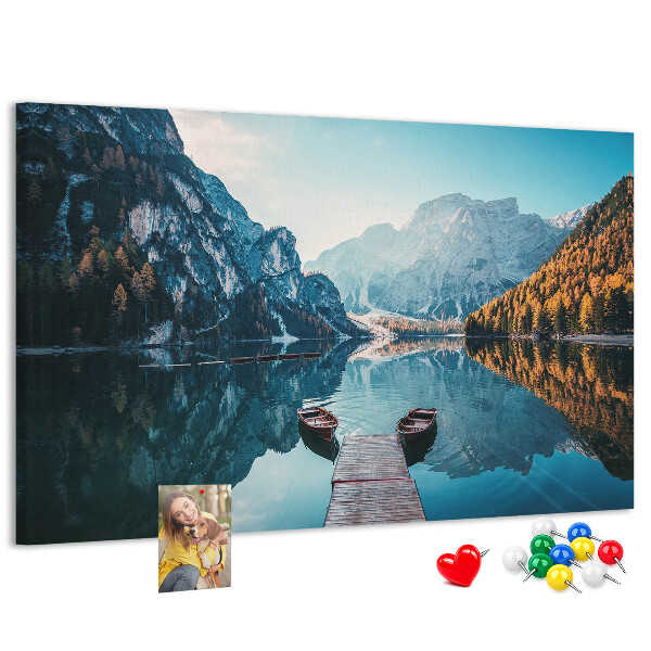 Panou din pluta Peisaj montan reflectat în lac