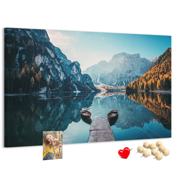 Panou din pluta Peisaj montan reflectat în lac
