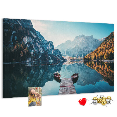 Panou din pluta Peisaj montan reflectat în lac