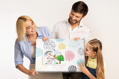 Panou din pluta Forme colorate într-o varietate de modele