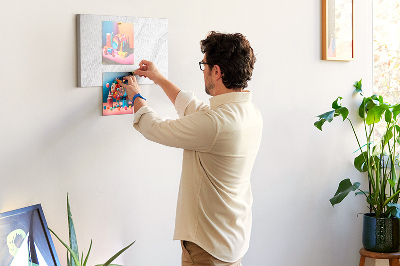 Panou din pluta Model elegant de marmură în nuanțe de gri
