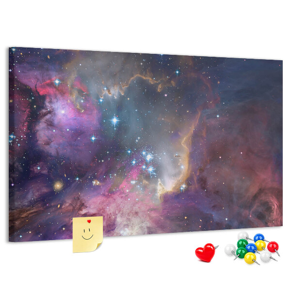 Panou din pluta Un peisaj spațial cu stele și nebuloase