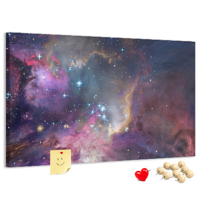 Panou din pluta Un peisaj spațial cu stele și nebuloase