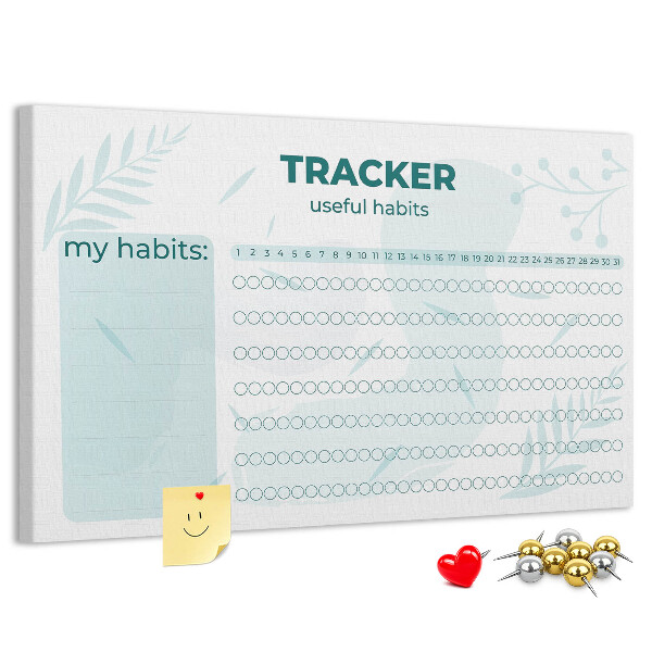 Panou din pluta Urmărirea obiceiurilor cu un model subtil al plantelor