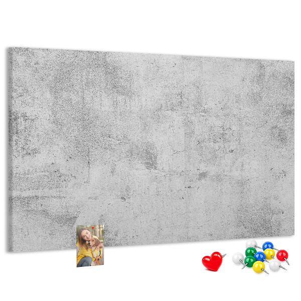 Panou din pluta Model gri de beton cu textură.