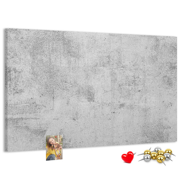 Panou din pluta Model gri de beton cu textură.