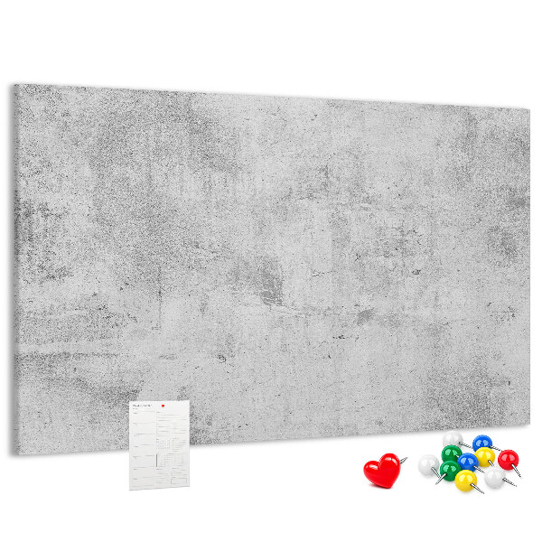 Panou din pluta Model gri de beton cu textură.