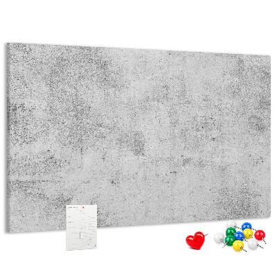 Panou din pluta Model gri de beton cu textură.