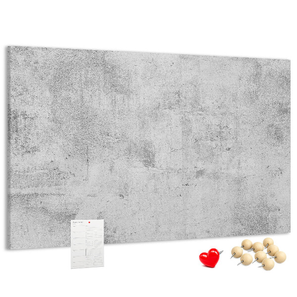 Panou din pluta Model gri de beton cu textură.